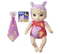 Baby Alive Poupée Peppa, Bonne Nuit, Jouet Peppa Pig, première poupée bébé, Corps Mou, pour Enfants à partir de 2 Ans, Blonde (F2387)