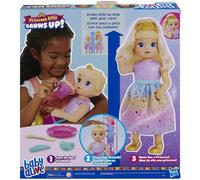 Baby Alive Poupée Princesse Ellie grandit ! cheveux blonds