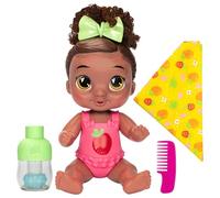 Baby Alive Shampooing Snuggle Berry Boo Black Hair 27,9 cm - Poupée d'eau pour bébé - Jouets pour filles et garçons de 3 ans et plus