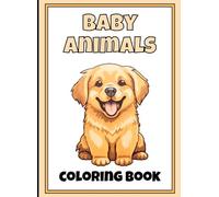 Baby Animal Coloring Worksheets in Grayscale Lined Illustrations: Relaxing Grayscale Coloring Pages of Cute Little Creatures