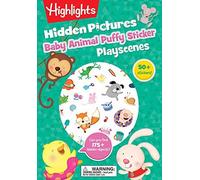 Baby Animal Hidden Pictures Puffy Sticker Playscenes