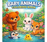 BABY ANIMALS COLORING BOOK FORD KIDS AGES 3-8