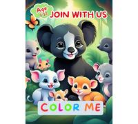 Baby Animals Coloring Book : Learn and Color with Cute Creatures | Creative Coloring Fun with Fascinating Animal Fun Facts for Kids.