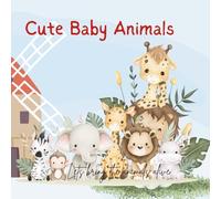 Baby Animals: Simple & cute animal coloring book