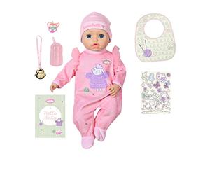 Baby Annabell Active Annabell 709900 - Poupée de 43 cm au Corps Doux à câliner & aux Fonctions & Sons réalistes - vêtements & Accessoires - Fonctionne avec 3 Piles AAA (Non incluses) - 3 Ans +