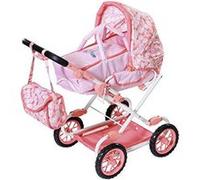 Baby Annabell Poussette Deluxe pour poupée de 43 cm - Favorise le jeu créatif, l'empathie et les compétences sociales, pour enfants dès 3 ans - Inclut un sac à langer et un panier de rangement