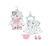 Baby Annabell Deluxe Robe Papillon - Convient aux poupées Baby Annabell de 43 cm - Le Set Deluxe Contient 1 Belle Robe, 1 Sac, des Sandales et 1 Cintre - Convient aux Enfants âgés de 3 Ans + - 706701