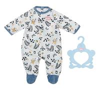 Baby Annabell Grenouillère Bleue - Convient aux poupées de 43 cm - Le Set Comprend Une grenouillère Bleue très Douce et Un Cintre - Convient aux Enfants âgés de 3 Ans + - 706824