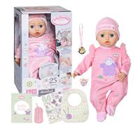Baby Annabell Poupée interactive 43 cm Yoga pour bébé 5 accessoires inclus Rose G