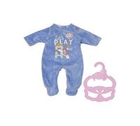 Baby Annabell Little Barboteuse - Vêtements pour Poupées de 36 cm - pour Les Tout-Petits Âgés de 12 Mois et Plus - Convient aux Petites Mains - Comprend Une Barboteuse et Un Cintre - Bleu