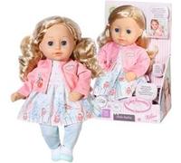 Baby Annabell Zapf Creation 709863 Little Sophia 36cm - weiche Puppe mit Langen blonden Haaren, blauen Schlafaugen, INKL. Puppenkleidung.