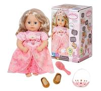 Baby Annabell Little Sweet Princesse 36 cm - pour Les Tout-Petits de 1 an et Plus - Favorise l'Empathie et Les Compétences Sociales - Contient Une Robe, des Chaussures, Un Diadème et Une Brosse