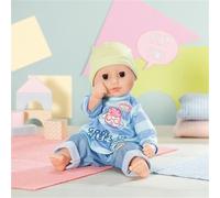 Baby Annabell Little Chemise & Pantalon 36 cm - Tenue 2 pièces pour Les poupées Little de 36 cm - pour Les Enfants d’1 an + - Contient 1 Haut, 1 Pantalon, 1 Bonnet & 1 Cintre