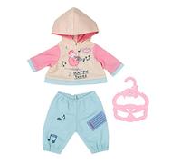 Baby Annabell Little Tenue de Jogging 36 cm - Tenue 2 pièces pour Les poupées Little de 36 cm - pour Les Enfants d’1 an + - avec 1 Haut à Capuche, 1 Pantalon & 1 Cintre