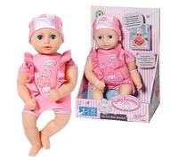 Baby Annabell Poupée Mon Premier Bain 707227 – 30 cm, corps imperméable, maillot & bonnet inclus