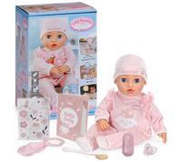 Baby Annabell Poupée Interactive Annabell 43 cm - Corps Doux avec mouvements, Sons et Accessoires réalistes - Convient aux Enfants à partir de 3 Ans