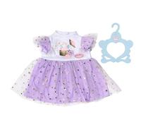 Baby Annabell Robe Tutu Lilas 710296 - Robe Tutu Lilas avec Tulle Délicat et Étoiles Dorées pour Poupées de 43 cm - Convient aux Enfants à partir de 3 Ans