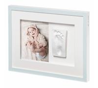 Baby Art Cadre pour empreintes de pieds/mains Tiny Style blanc cristal