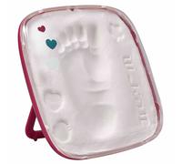 Baby Art Hello Baby Kit D' Empreintes De Pied Burgundy Rouge 3601092600