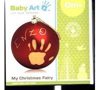 Baby Art My Christmas Fairy, Set de décoration de Noël à empreinte manuelle, 0M+, 10cm, Rouge