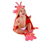 Baby Aspen Serviette à capuche (0 à 9 mois, homard rire)