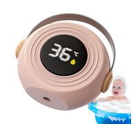 Baby Bath Gauge, Floating Thermometer Toy, Accurate Electronic Sensor Display, Hot Tub Water Monitoring Device for Toddler Bathroom, Care, Daycare, Nursery, Bathtub, Pool, Shower, Child Safety