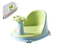 Baby Bath Seat, Stable Tub Support, 11.81x14.96in Comfortable Non-Slip Design, Easy Drainage Feature, Portable Bathing Support Babies for Home, Travel & Pool Use