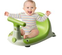 Baby Bath Seat, Toddler Shower Stool, Non Slip Safety Design, Creative Motorcycle Shape, 37x27.2x20.6cm, Ergonomic Support Structure, Perfect for Bathroom and Shower Use