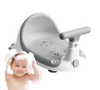 Baby Bath Seat, Toddler Shower Stool, Non Slip Safety Design, Creative Motorcycle Shape, 37x27.2x20.6cm, Ergonomic Support Structure, Perfect for Bathroom and Shower Use