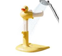 Baby Bath Stand Shower, Baby Standing Toilet Holder, 13.78x13.78x22.83 Inches Heavy Duty Adjustable Rack with Anti Slip Base for Kids Boys, Home Nursery Mothers Parents, Easy to Use