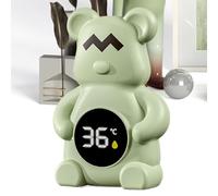 Baby Bath Temperature Sensor, Bear Shaped Floating Water Thermometer, 5.51x3.94x1.97 inches Bathtub Meter for Safe Temperature Monitoring During Shower, Hot Spring, Indoor, Outdoor