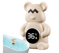 Baby Bath Temperature Sensor, Bear Shaped Floating Water Thermometer, 5.51x3.94x1.97 inches Bathtub Meter for Safe Temperature Monitoring During Shower, Hot Spring, Indoor, Outdoor