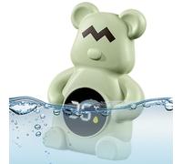 Baby Bath Temperature Sensor, Children's Bathtub Safety Gauge, Room Temperature Monitor, Bear Shape Floating Toy Meter for Children Indoor Outdoor Swimming Shower Hot Spring Spa Pool Family Lake