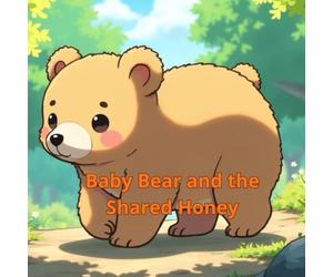Baby Bear and the Shared Honey: The little baby bear shares his honey in the forest