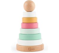 Baby Berry Stacking TowerSustainable FSC® Wood19cmInterlocking Set from 1 Year of Wooden Stackable Rings for Babies Ages 1 Year and Up