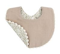 Baby Bibs Unisexe Garçon Fille Respirable Bave Bib Double Côté Burp Tissu Snap Infantile