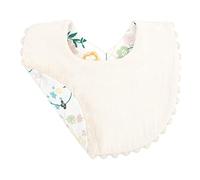 Baby Bibs Unisexe Garçon Fille Respirable Bave Bib Double Côté Burp Tissu Snap Infantile