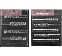 Baby Block Pretzel Chocolate Candy Mold With Ã‚© Candy Making Instruction by MOLDS AND THINGS