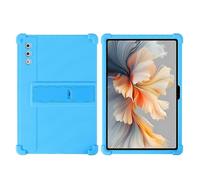(Baby Blue, Multicolor) AS For Lenovo Yoga Tab Plus Pad Pro AI Silicone Case with Kickstand Rugged Protective Cover - Purple