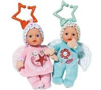 Baby Born - 2 Poupées Chiffons Anges - 18Cm - Peut Se Fixer - Hochet Intégré - Tout Doux - A Partir De 0 Mois Multicolore G