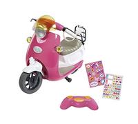 BABY born 824771 Trottinette City RC avec télécommande et Effets de lumière, Accessoires pour poupée 43 cm, Rose/Blanc