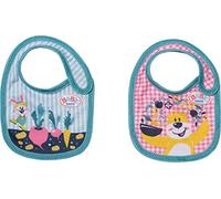 BABY born 830840 Bib 43cm Set of 1-for Toddlers 3 Years & Up-Easy for Small Hands- Assorted Designs