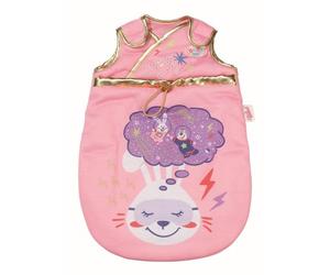 BABY born 831120 Happy Birthday Sac de Couchage pour Poupée de 43 cm - des Décorations Dorées et Un Thème Espace, Jeu Créatif Suscite l'Empathie et Développe Les Aptitudes Sociales