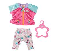 BABY born 833605 Tenue Rose décontractée, pour poupées 43 cm, Contient 1 Veste, 1 Pantalon & 1 Cintre, pour Les Petites Mains, Développe l’empathie & Les aptitudes sociales, 3 Ans +