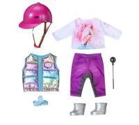 Baby Born 836194 Tenue d'équitation Deluxe avec Pantalon, Bottes et Casque pour poupées de 43 cm Zapf Creation