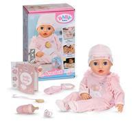 BABY Born Annabell 838457 Zapf Creation Poupée Souple avec 7 Fonctions électroniques et Sons pour Enfants à partir de 3 Ans + Accessoires Inclus 43 cm