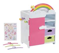 Baby born armoire arc-en-ciel pour poupé