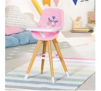 BABY born Chaise Haute Accessoire - pour des Jeux Imaginatifs avec la Poupée - Dotée d'un Siège Confortable, d'une Table Robuste pour Manger et Jouer dessus - pour les enfants Âgés de 3 ans et +