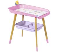 BABY born Table à Langer - Pour les Tout-petits de 3 Ans et Plus - Adapté aux Petites Mains des Enfants - Table avec Porte-Serviettes Amovible