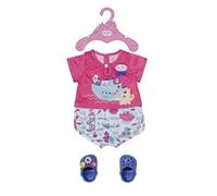 BABY BORN BATH PYJAMAS WITH SHOES ENSEMBLE D'HABITS DE POUPÉE (830628)